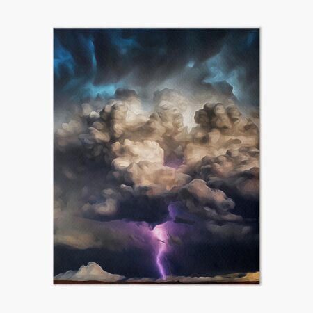 Embroiling Turmoil, Perryton, Texas Art Board Print