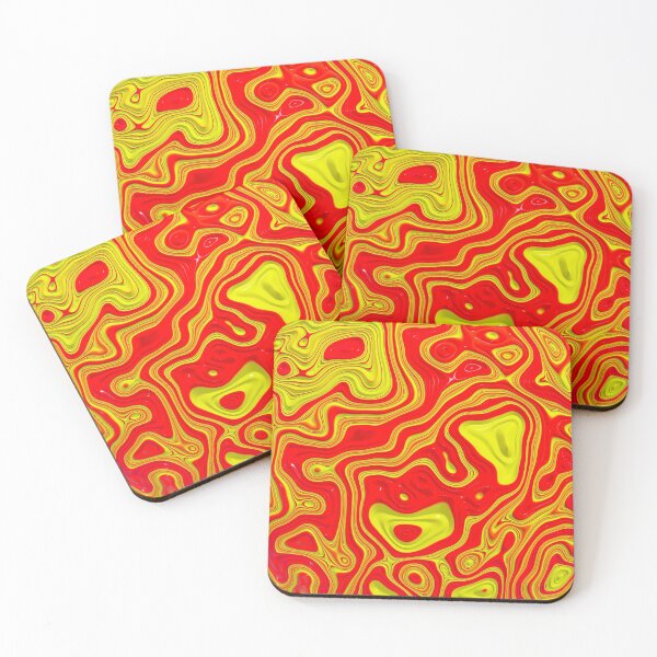 Item preview, Red and yellow abstract pattern designed and sold by bradm50.