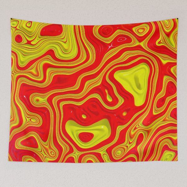 Item preview, Red and yellow abstract pattern designed and sold by bradm50.
