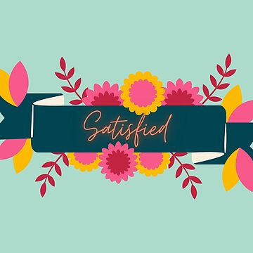 Artwork thumbnail, Satisfied Flowered Ribbon by Dream Big! by E. H.
