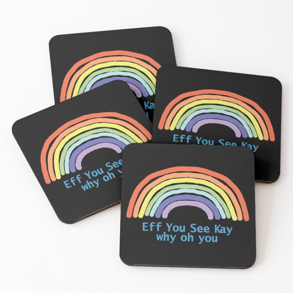 Item preview, Eff You See Kay Why Oh You Rainbow designed and sold by ellenhenry.