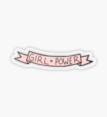 Girl Power Transparent Sticker