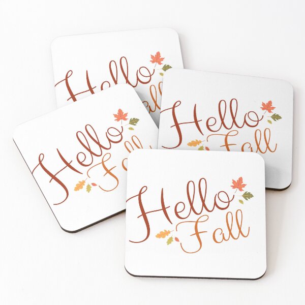 Item preview, Hello Fall Sticker designed and sold by Shery's Studio.