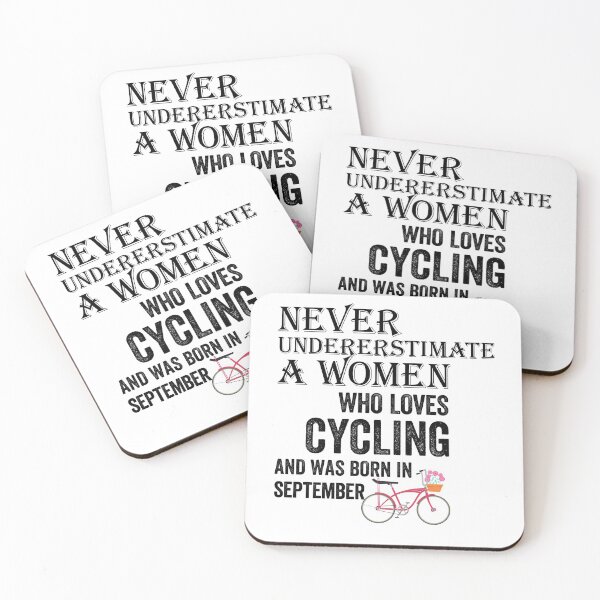Item preview, Never Underestimate A Woman Who Loves CYCLING designed and sold by TINASTORESHOPE.