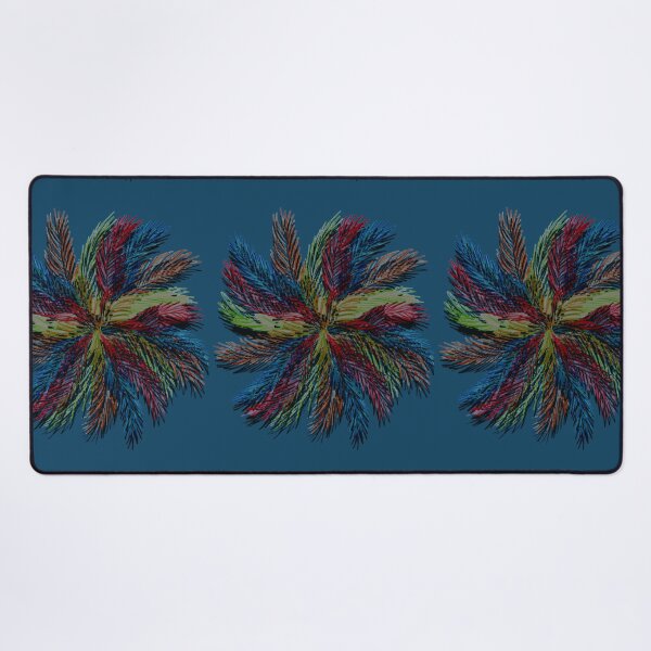 Item preview, dark doodle feathered starburst designed and sold by DKVanOss.