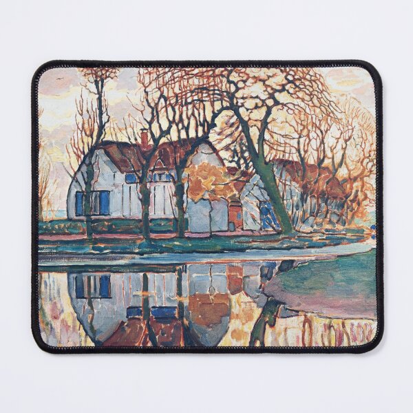 Item preview, Piet Mondrian Farm near Duivendrecht Landscape Colorful Painting Abstract And Modern Art designed and sold by Vintage Mag.