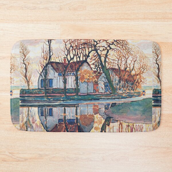 Item preview, Piet Mondrian Farm near Duivendrecht Landscape Colorful Painting Abstract And Modern Art designed and sold by Vintage Mag.