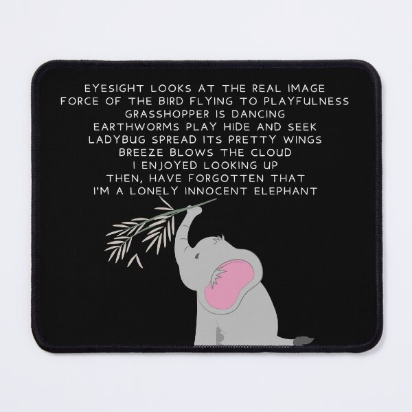 Item preview, Cute Elephant, Lonely Elephant, Baby Elephant, Kawaii Elephant, Funny Elephant designed and sold by Airmilly Store.
