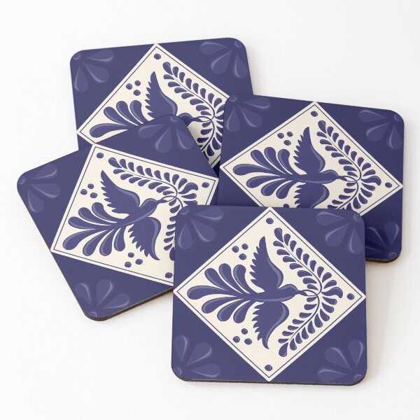 Item preview, Mexican Talavera Tile with Flying Dove by Akbaly designed and sold by Akbaly.
