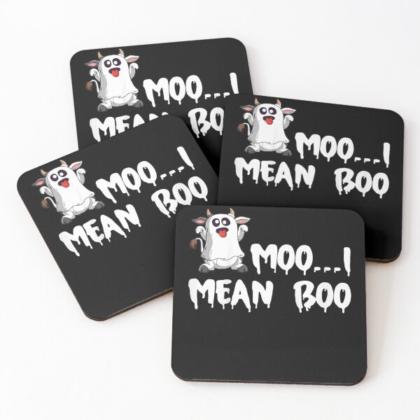 Item preview, Moo I Mean Boo Ghost Cow Ghost Cow Halloween Farmer Funny  designed and sold by RogerGift.