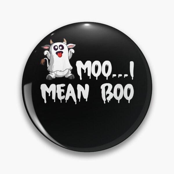 Item preview, Moo I Mean Boo Ghost Cow Ghost Cow Halloween Farmer Funny  designed and sold by RogerGift.