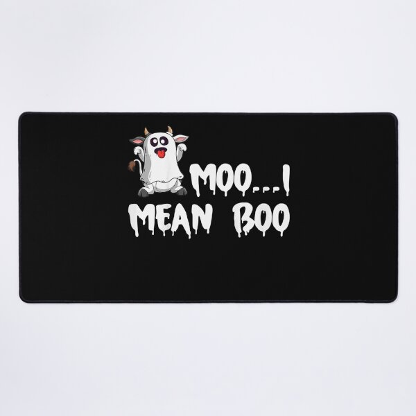 Item preview, Moo I Mean Boo Ghost Cow Ghost Cow Halloween Farmer Funny designed and sold by RogerGift.