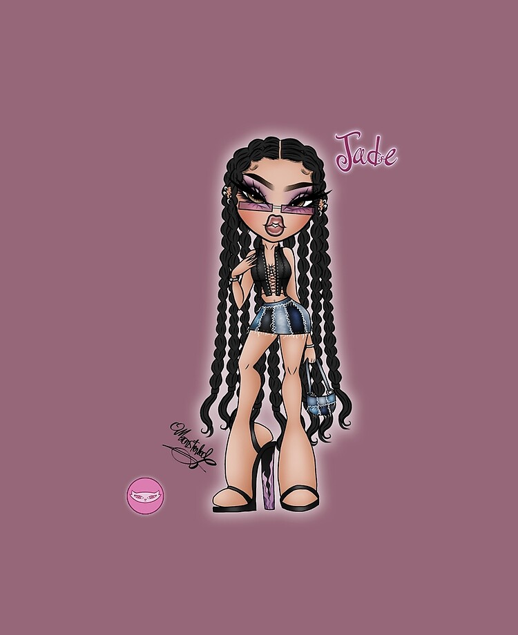 Bratz Strut It Jade - Drawing by Monsterlool  Greeting Card for Sale by  Monsterlool