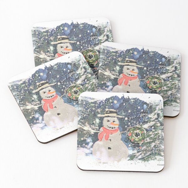 Item preview, The Snowman's Wreath designed and sold by EloiseArt.