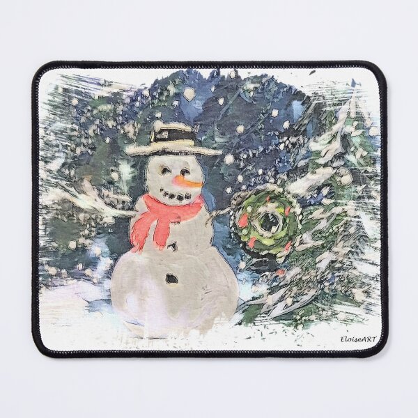 Item preview, The Snowman's Wreath designed and sold by EloiseArt.