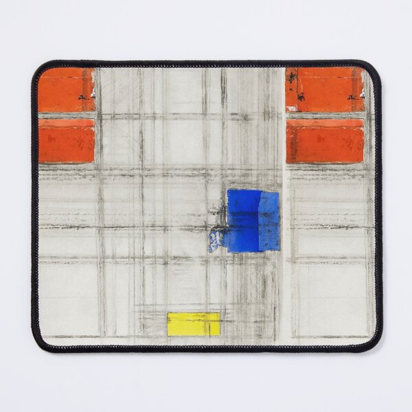 Item preview, Piet Mondrian Study for a Composition Landscape Colorful Painting Abstract And Modern Art designed and sold by Vintage Mag.