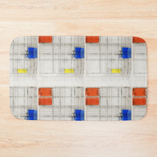 Item preview, Piet Mondrian Study for a Composition Landscape Colorful Painting Abstract And Modern Art designed and sold by Vintage Mag.