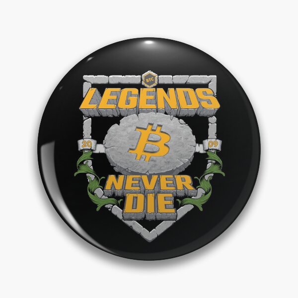 Item preview, Bitcoin. Legends never die.  designed and sold by Gabe Design.