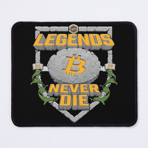 Item preview, Bitcoin. Legends never die.  designed and sold by Gabe Design.