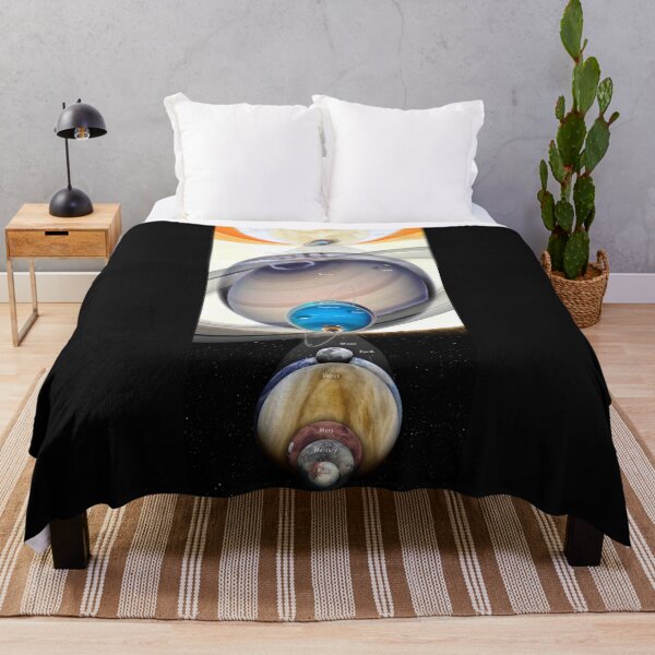 Item preview, Celestial Bodies Size Comparison (vertical layout) designed and sold by Pablo Carlos Budassi.