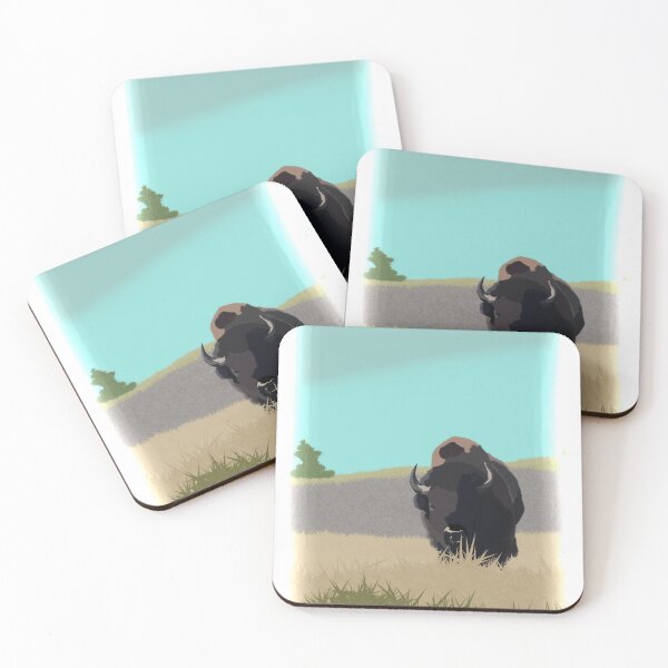 Item preview, Faded Bison Bull in Yellowstone designed and sold by Azriel Wiorek.