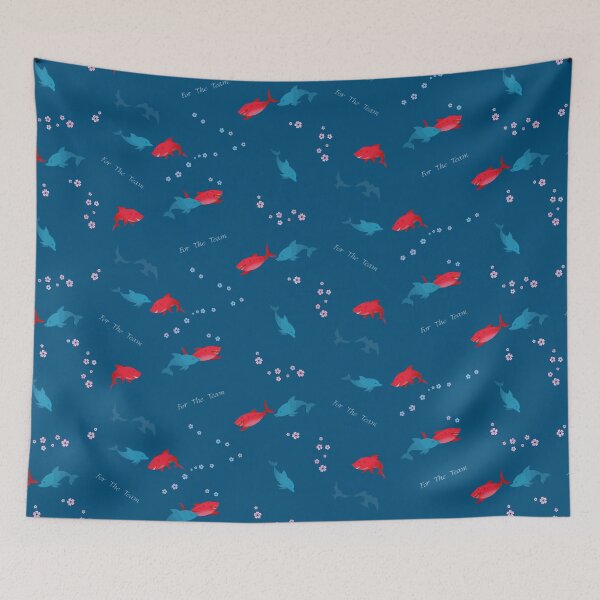 Item preview, Blue Dolphin and Shark designed and sold by bloomejasmine.