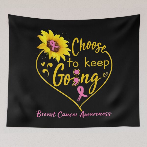 Item preview, Breast Cancer Awareness Choose To Keep Going  designed and sold by GarrickShop.