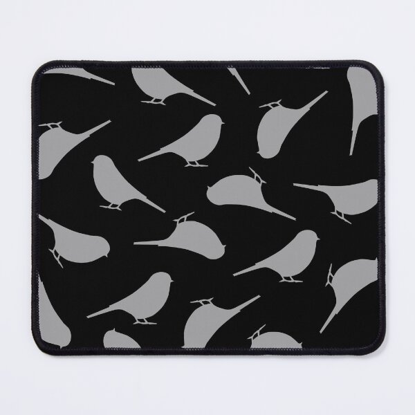 Item preview, Grey bird motif designed and sold by Marju Rose.