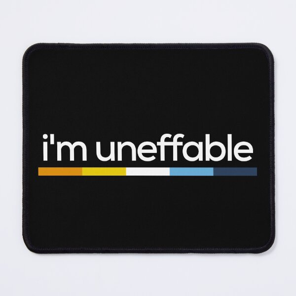 Item preview, I'm Uneffable. Aroace Pride designed and sold by Subtle Pride Shop.
