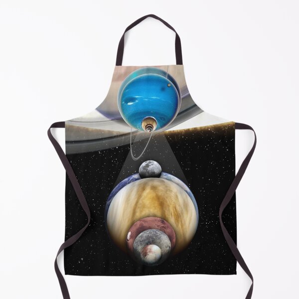 Item preview, Celestial Bodies Size Comparison (no text) designed and sold by Pablo Carlos Budassi.