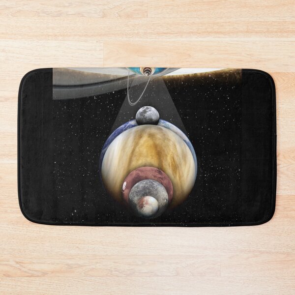 Item preview, Celestial Bodies Size Comparison (no text) designed and sold by Pablo Carlos Budassi.
