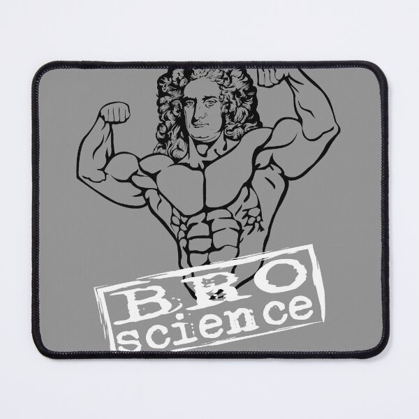 Item preview, Funny Bro Science Design - Gift for Weightlifter Nerd - Bro Scientist Isaac Newton designed and sold by TrndSttr.