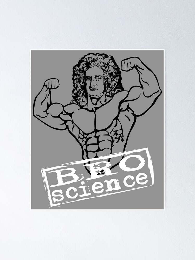 Funny Bro Science Design Gift for Bodybuilder T-Shirt