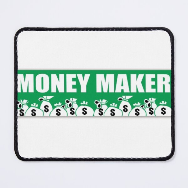 Item preview, money maker bumper sticker designed and sold by pandastickers.