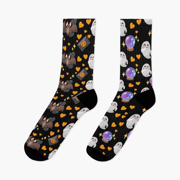 Item preview, Cute Halloween Emojis Pattern designed and sold by QueenOfTsundere.