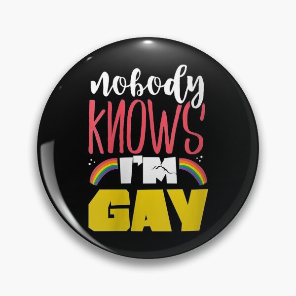 Item preview, Womens Rainbow Flag Nobody Knows I&rsquo;m Gay Pride LGBTQ V-Neck  designed and sold by AlvaShop.