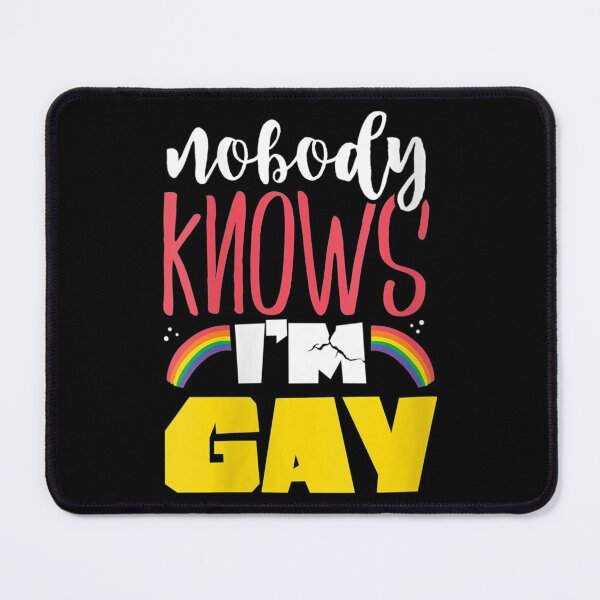 Item preview, Womens Rainbow Flag Nobody Knows I&rsquo;m Gay Pride LGBTQ V-Neck  designed and sold by AlvaShop.