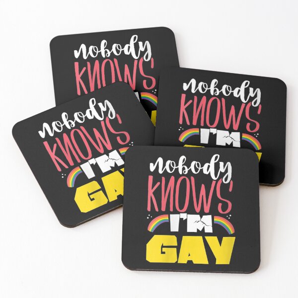 Item preview, Womens Rainbow Flag Nobody Knows I&rsquo;m Gay Pride LGBTQ V-Neck  designed and sold by AlvaShop.