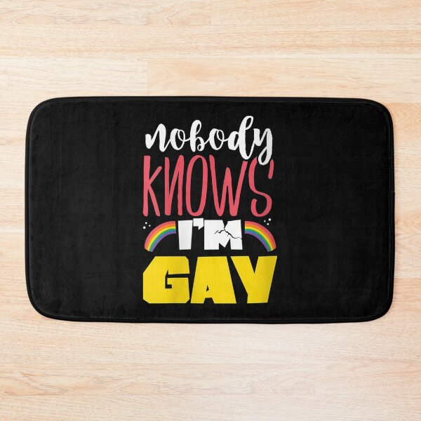 Item preview, Womens Rainbow Flag Nobody Knows I&rsquo;m Gay Pride LGBTQ V-Neck  designed and sold by AlvaShop.