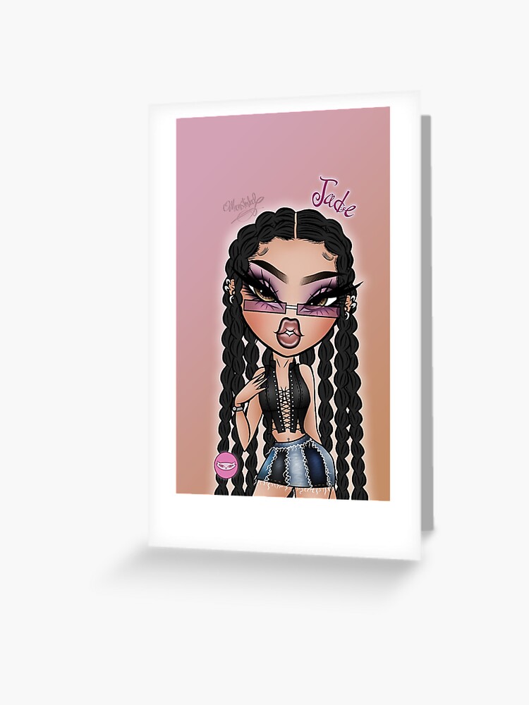 Bratz Strut It Jade - Drawing by Monsterlool  Greeting Card for Sale by  Monsterlool