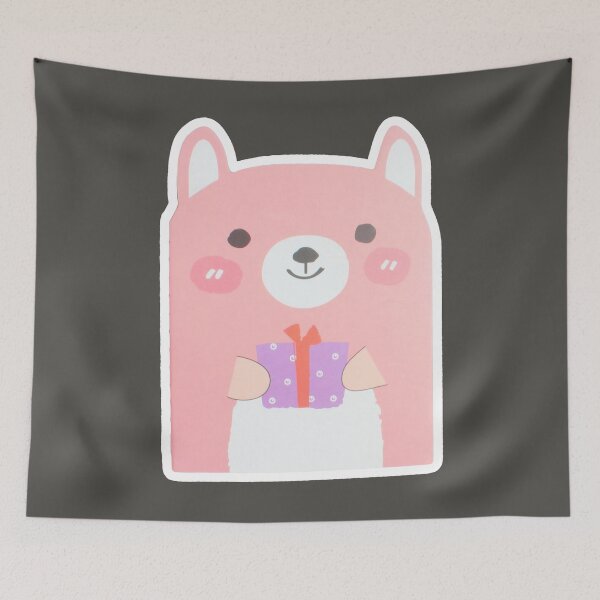 Item preview, Cute bear offering offering a gift designed and sold by COLDWEAR.