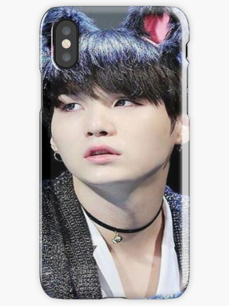 "BTS Suga (cat)" iPhone Cases & Covers by Kimii992 | Redbubble