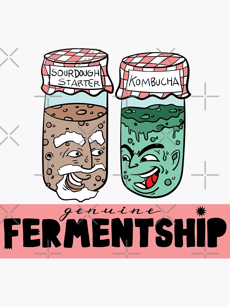 Thumbnail 3 of 3, Sticker, Genuine Fermentship designed and sold by artztur.