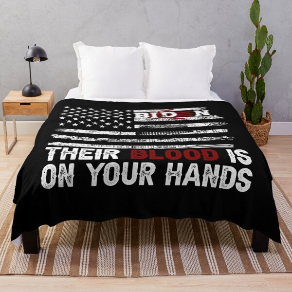 Item preview, Biden Their Blood Is On Your Hands designed and sold by creativebrother.