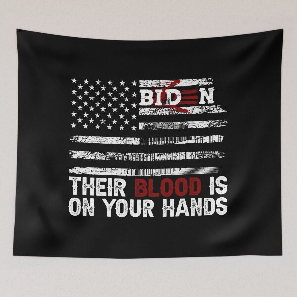 Item preview, Biden Their Blood Is On Your Hands designed and sold by creativebrother.