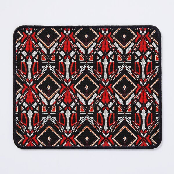 Item preview, African symmetrical psychedelia pattern wax cloth design designed and sold by Tony Cisse.