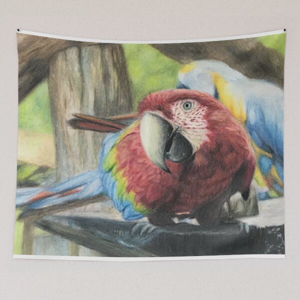 Item preview, Scarlet Macaw parrot - bird lover designed and sold by NathBros.