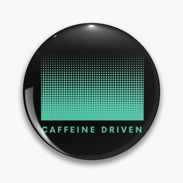Item preview, Caffeine Driven (Gradient Dotted, Blue-Green Spectral) designed and sold by Sledge-Vision.