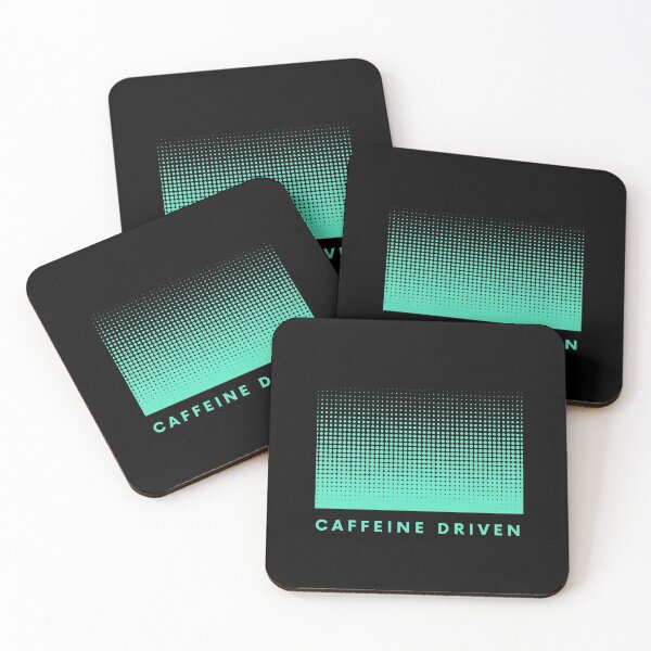 Item preview, Caffeine Driven (Gradient Dotted, Blue-Green Spectral) designed and sold by Sledge-Vision.