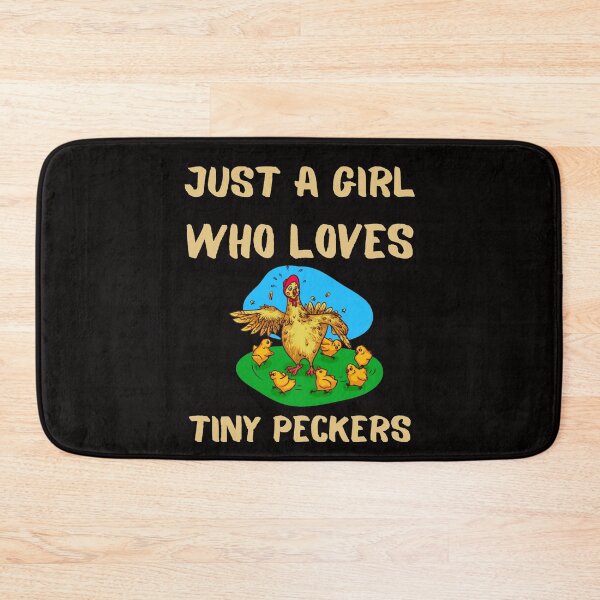 Item preview, Just a Girl Who Loves Tiny Peckers T-Shirt, Chicken Shirt for Women T-Shirt, designed and sold by Unique styl  DeSigNe.